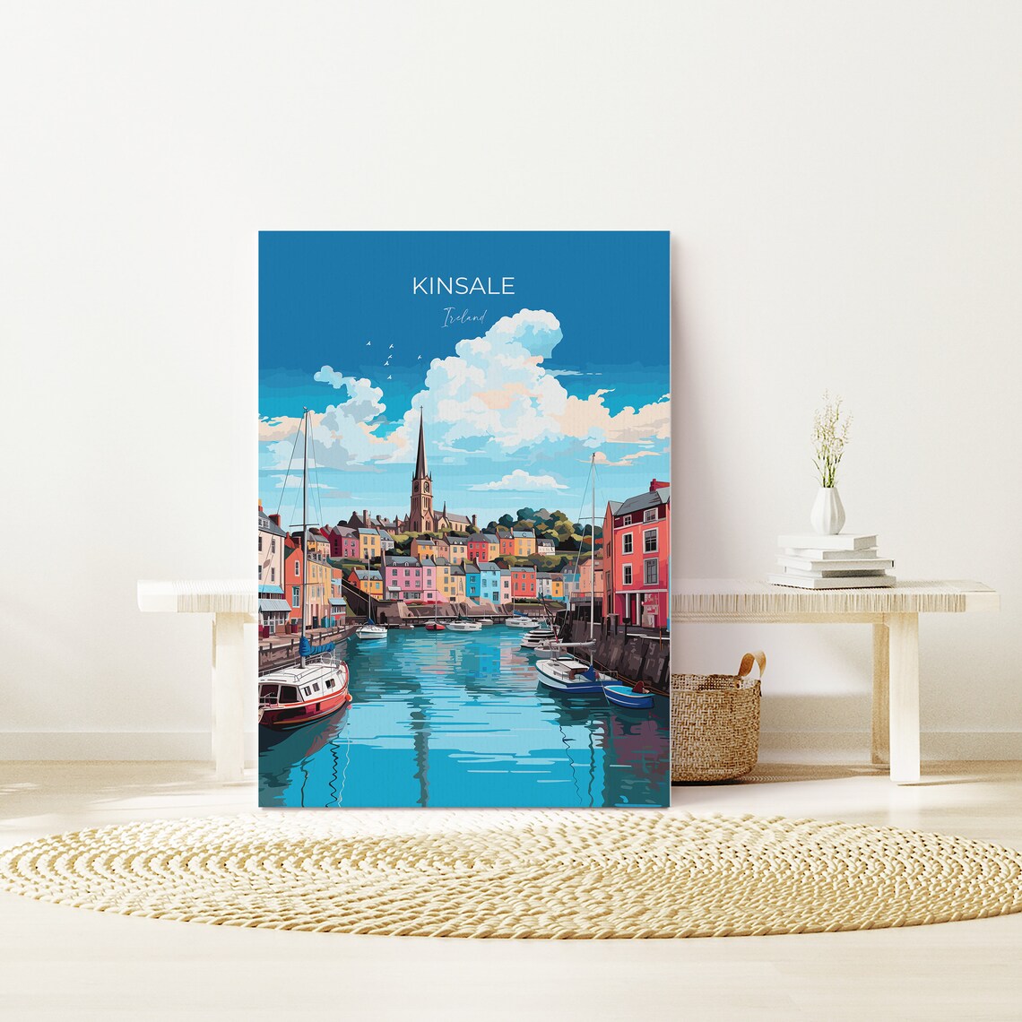 Kinsale Travel Poster, Ireland Wall Art Print - Image 3