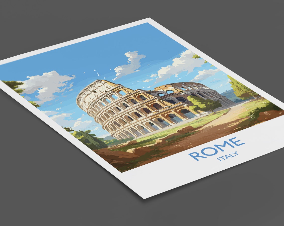 Rome Italy Travel Poster - Image 2
