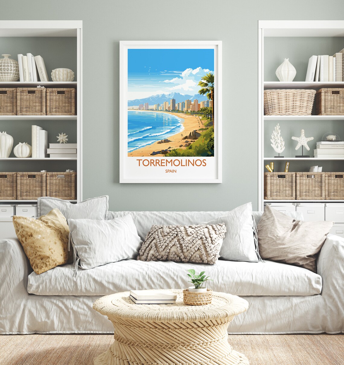 Torremolinos Travel Poster, Costa Del Sol Spain - Image 4