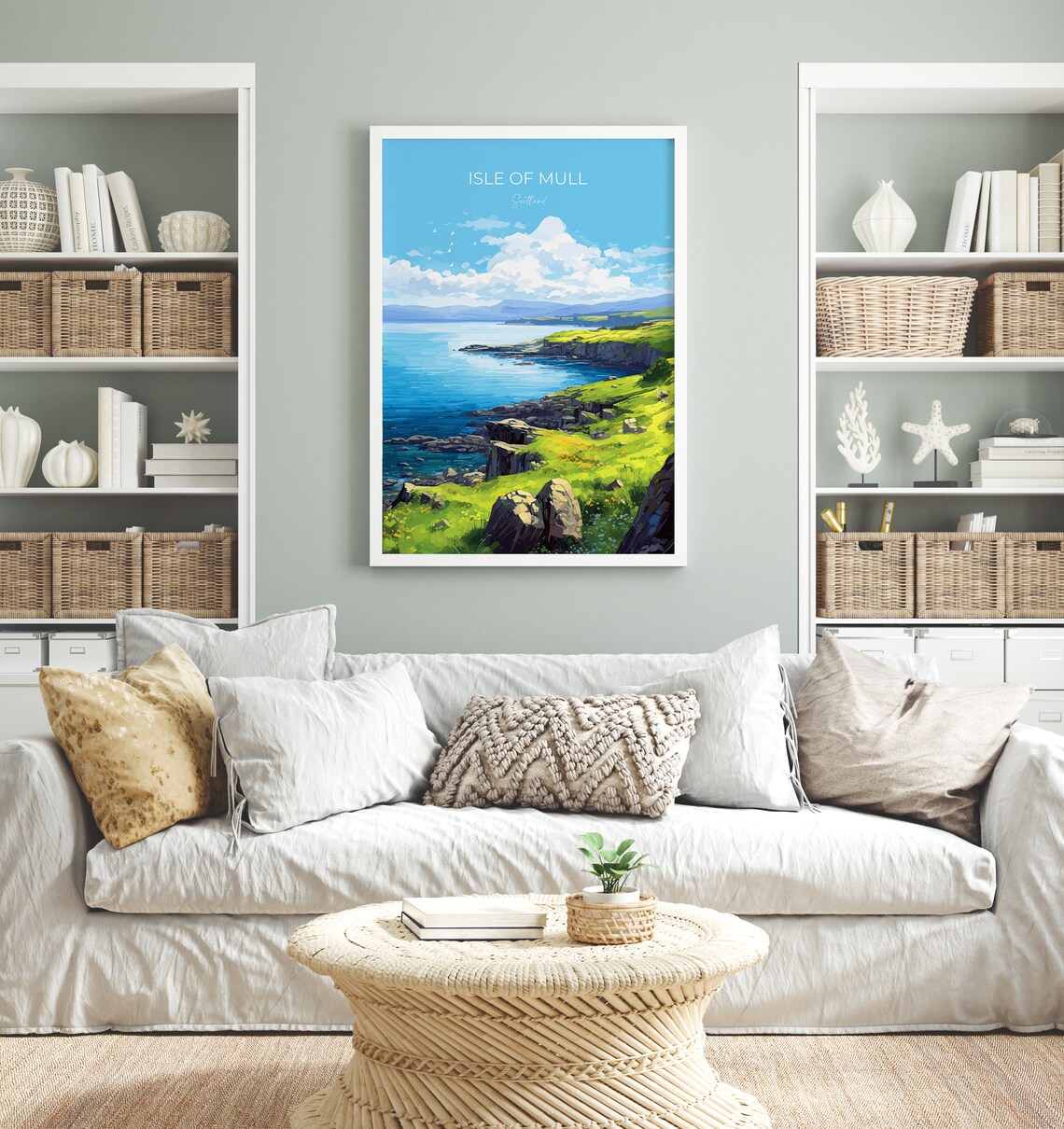 Isle Of Mull Travel Poster, Scotland Wall Art Print - Image 4