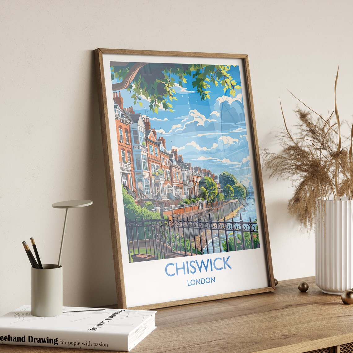 Chiswick London Travel Poster, Travel Poster - Image 2
