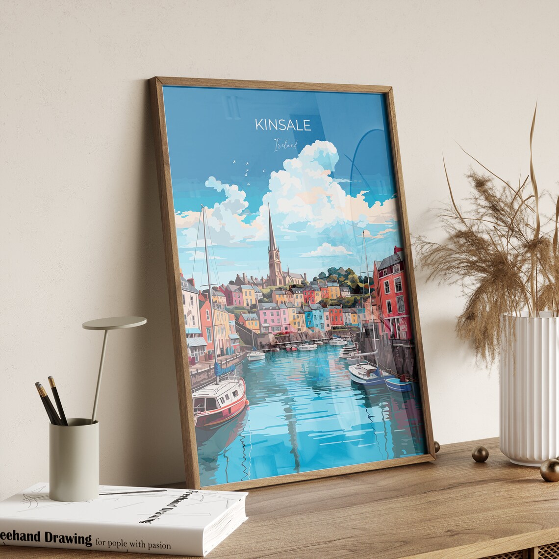Kinsale Travel Poster, Ireland Wall Art Print - Image 2