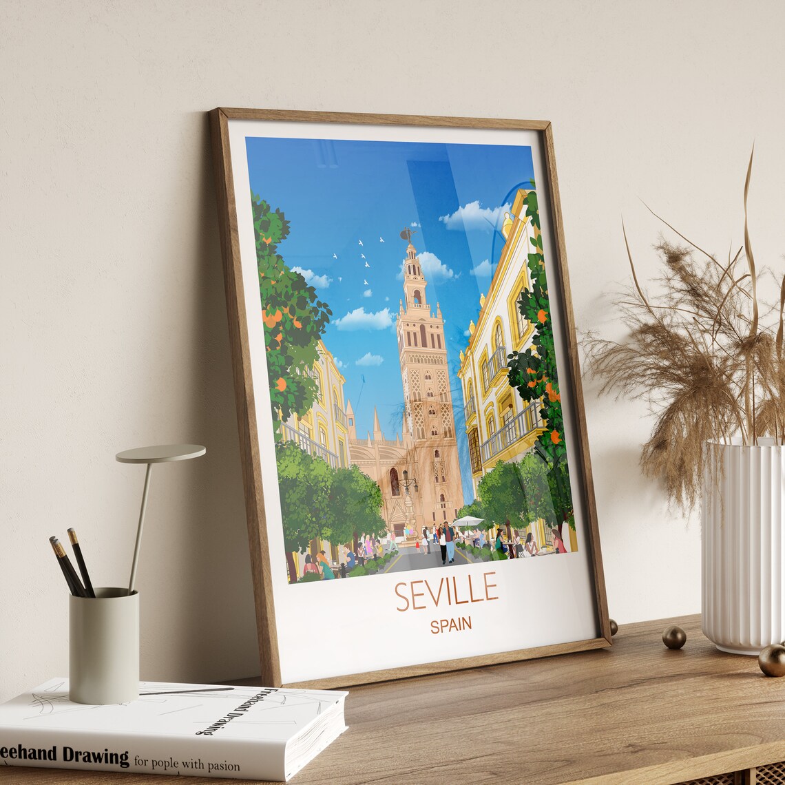 Seville Travel Poster, Spain City Art Print - Image 4