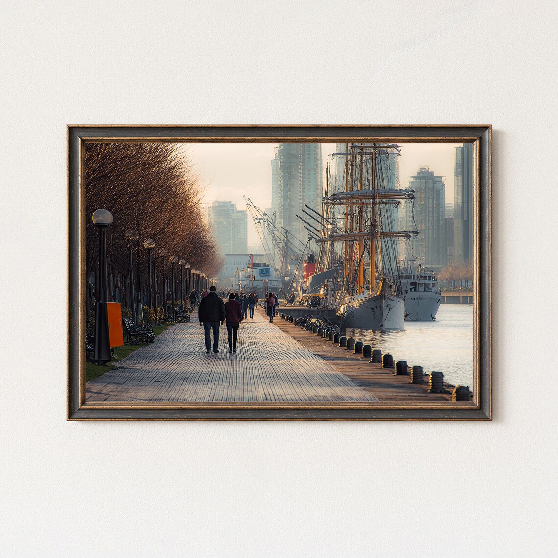 Puerto Madero Print Buenos Aires Waterfront Cityscape Art