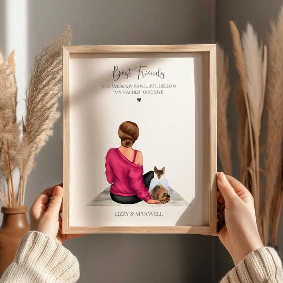 Cat Memorial Best Friends Angel Wings Tribute Keepsake Print