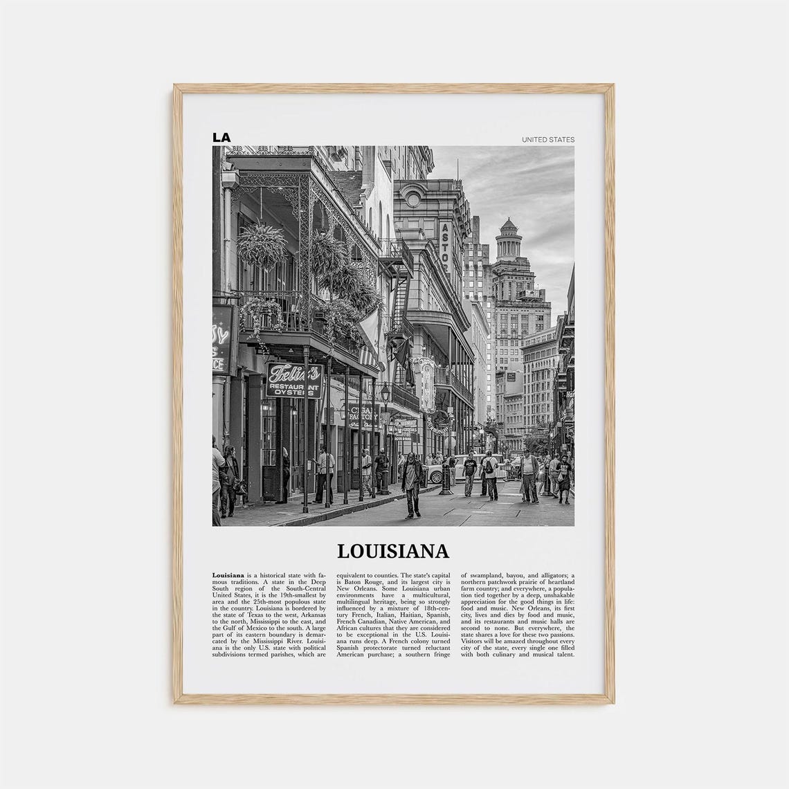 Louisiana Print Black And White No 3 Louisiana Wall Art Louisiana Poster Louisiana Photo Louisiana Wall Dcor Louisiana United States