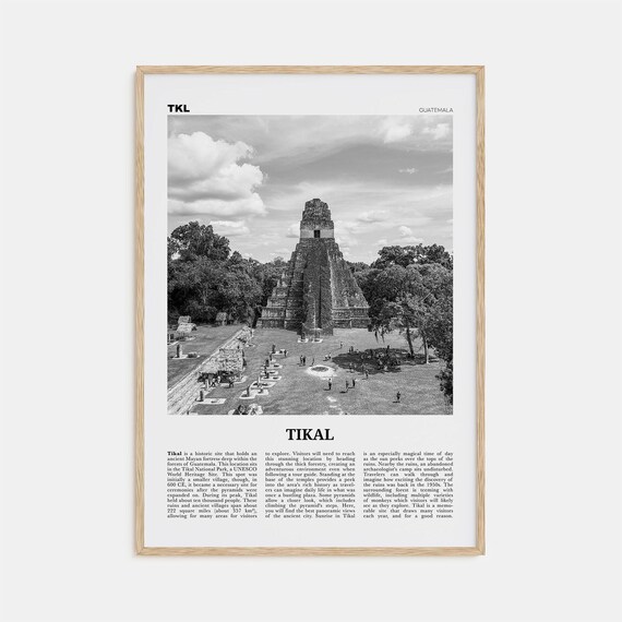 Tikal, Guatemala Travel Poster