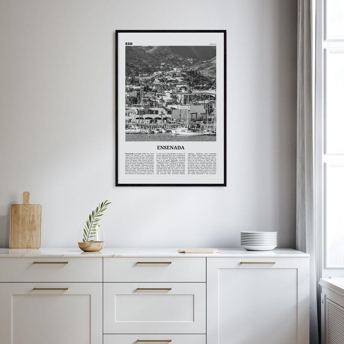 Ensenada Map, Travel Poster - Image 2