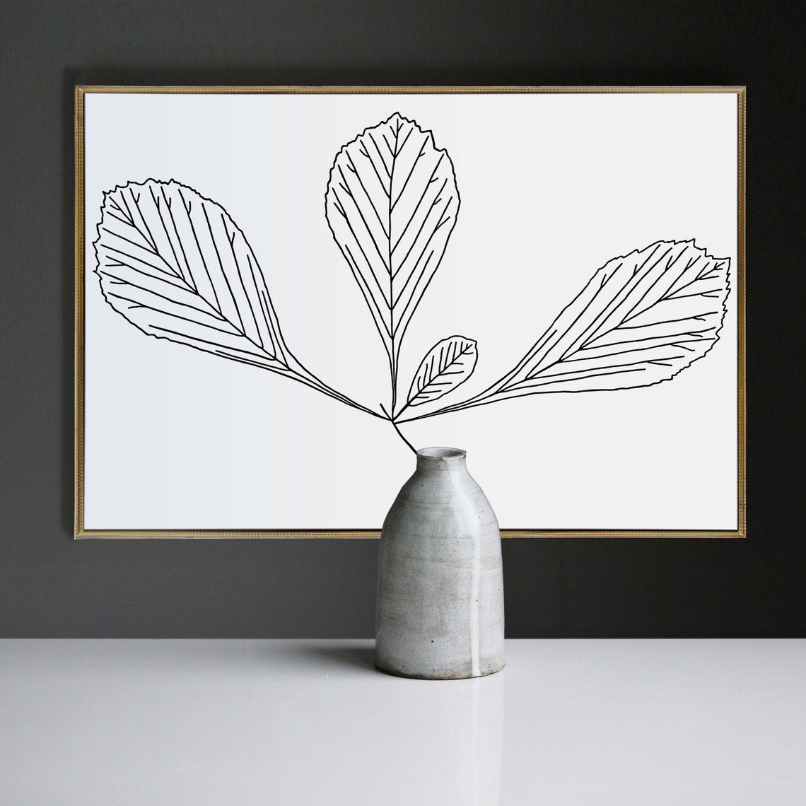 Minimalist Botanical Illustration Art Print - Image 2
