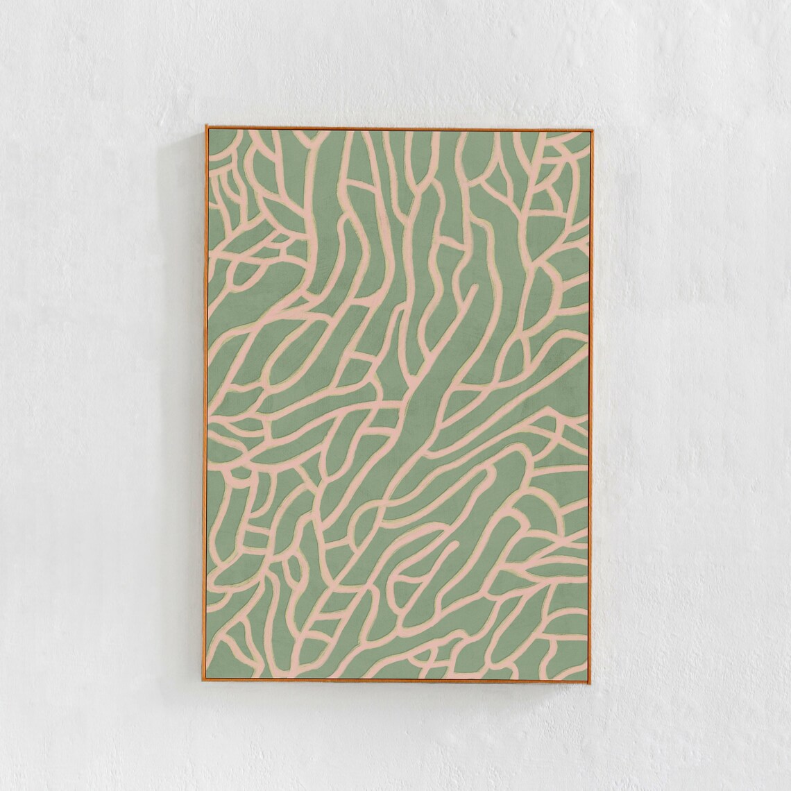 Scandi Poster Art, Abstract Mid-Century Modern