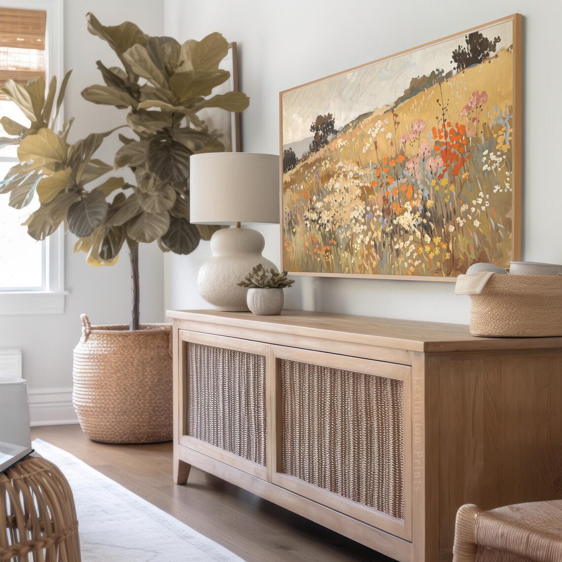 Fall Wildflower Tv Art Autumn Tv Art Frame Tv Art Spring Tv Art Wildflower Tv Art Fall Decor Vintage Fall Tv Art Floral Art 748 - Image 3