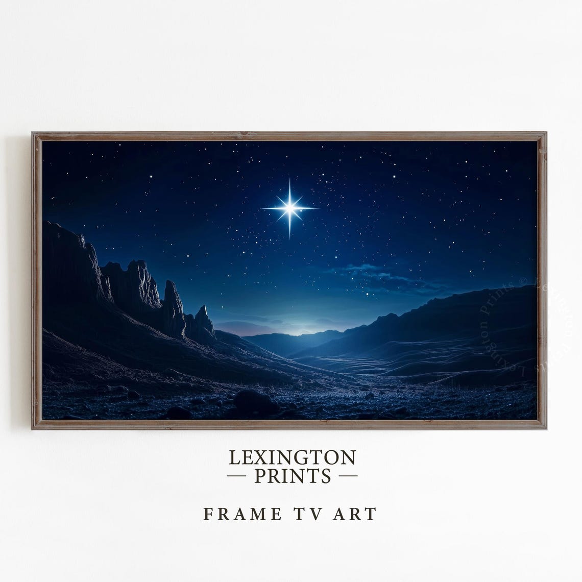 Christmas Star Tv Art Frame Tv Art Christmas Tv Art Nativity Star Tv Art Winter Holiday Decor Christian Tv Art Seasonal Art 938 - Image 5
