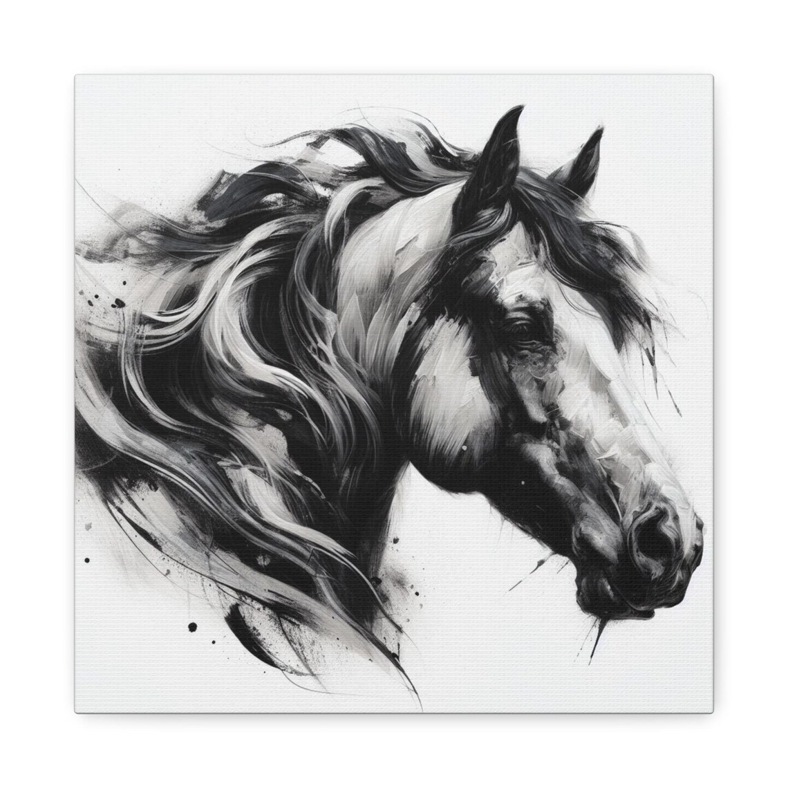Elegant Horse Portrait, Animal Lover Gift - Image 2