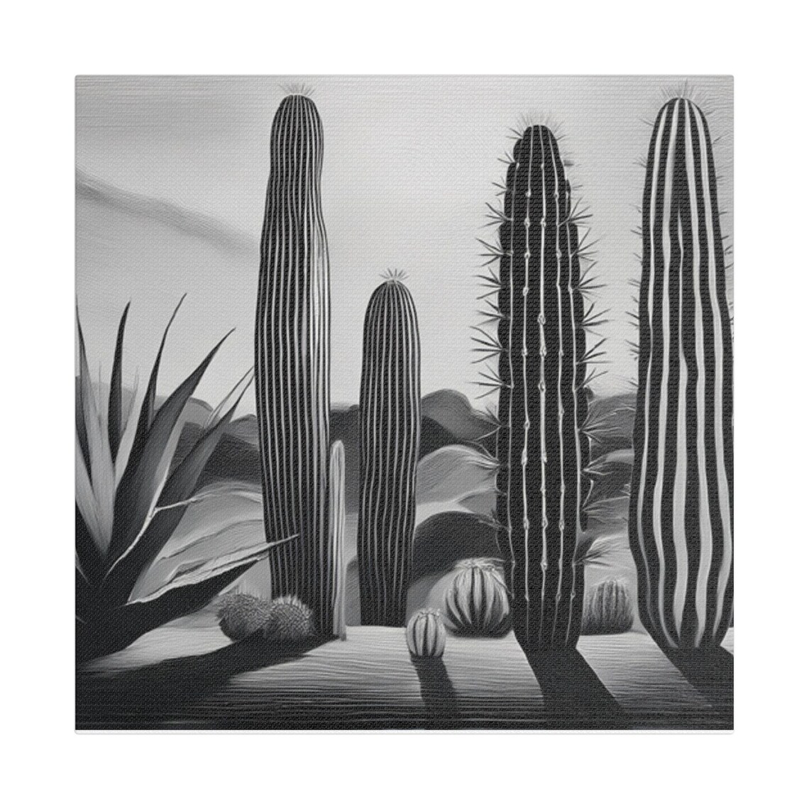 Cactus Wall Art, Modern Desert Vibe Print - Image 3