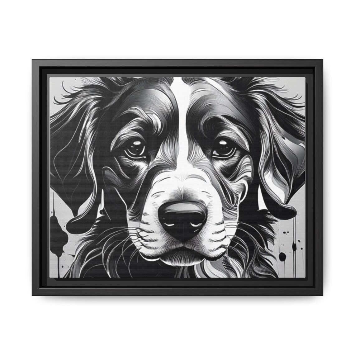 Dog Portrait, Pet Lover Gift Rustic Home Decor - Image 3
