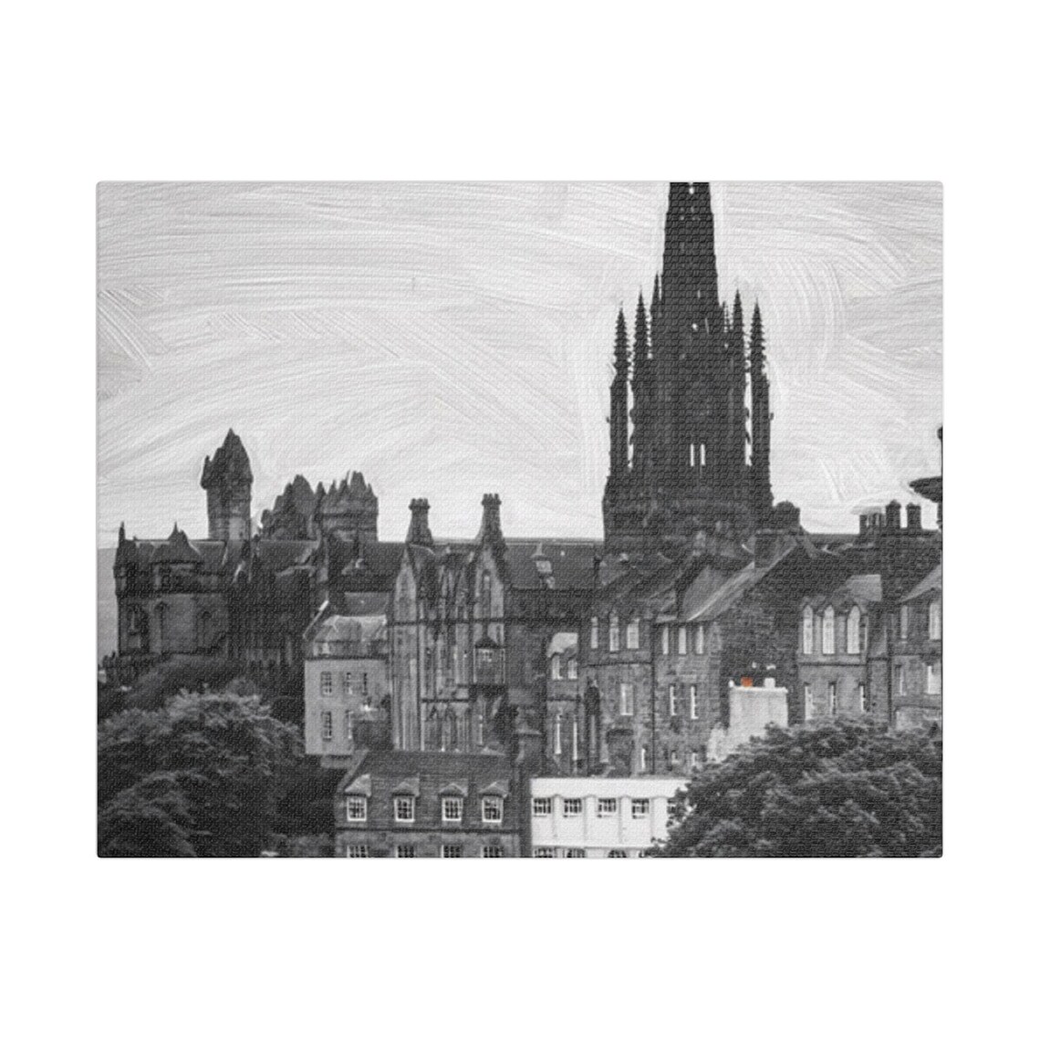 Edinburgh Cityscape, Modern Home Decor Art Print - Image 3