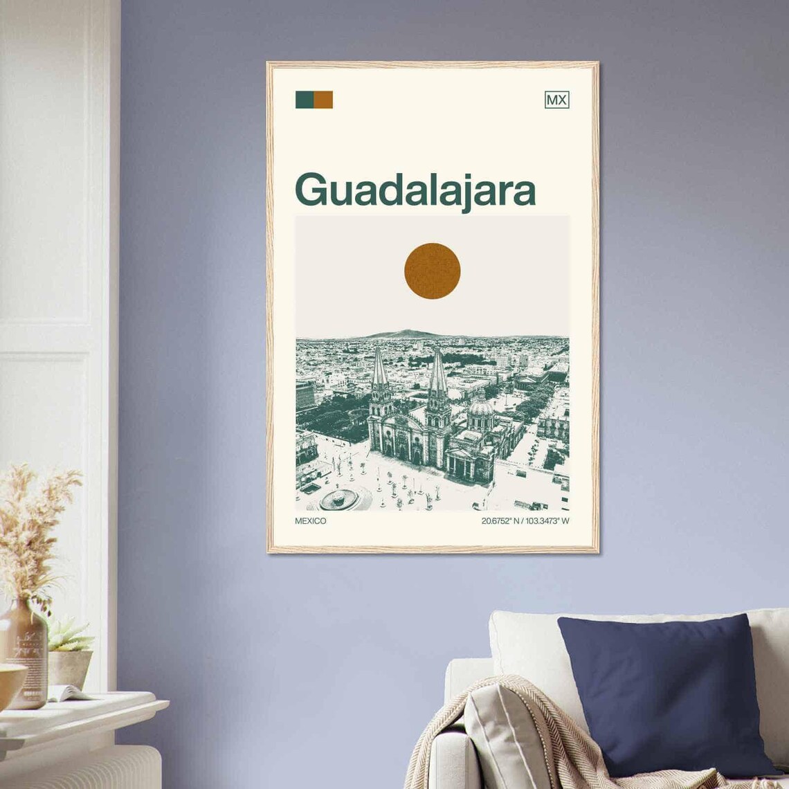 Guadalajara, Mexico Minimalist Travel Poster - Image 2