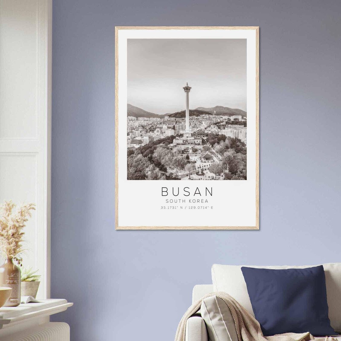 Busan South Korea Minimalist Travel Poster Print - Image 2