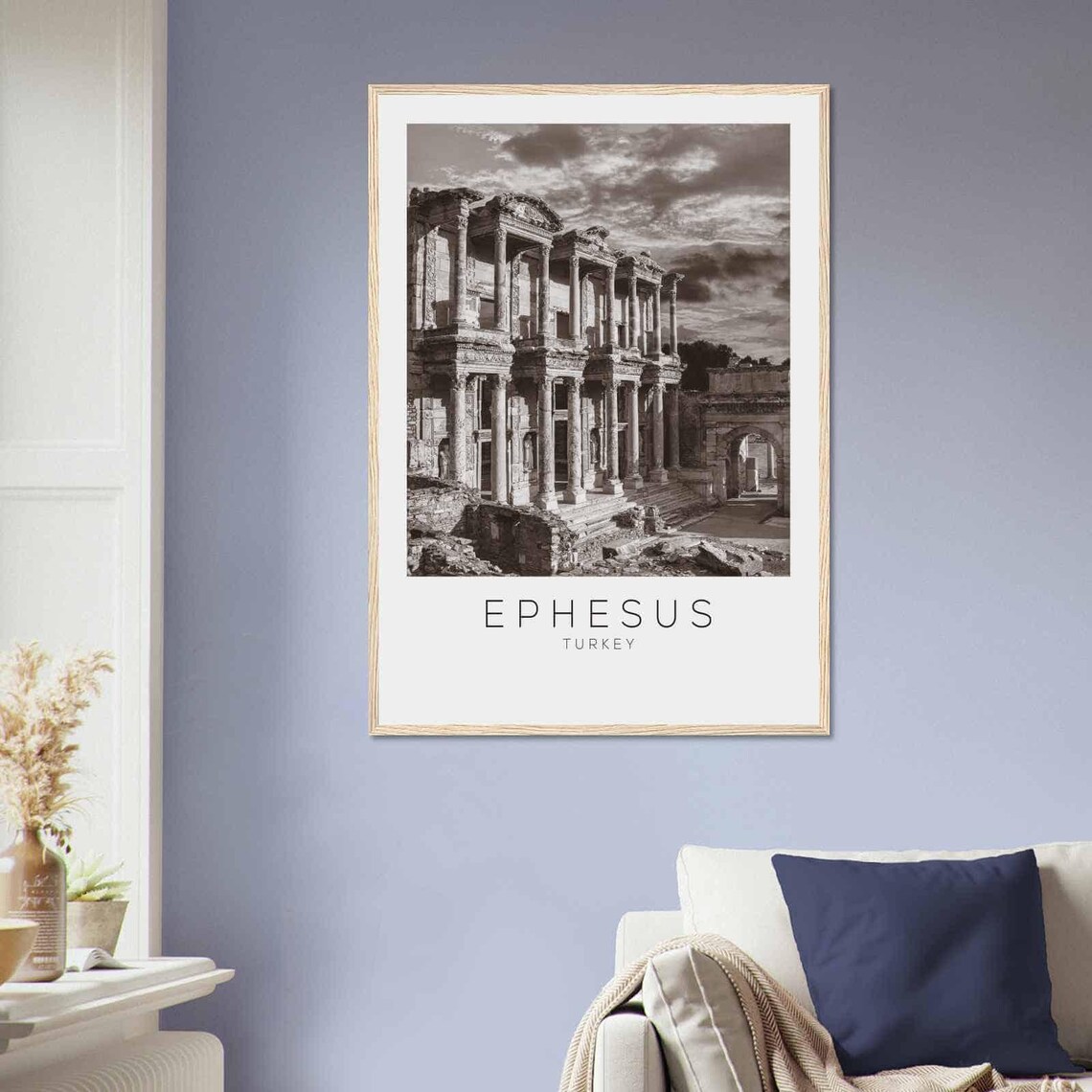 Ephesus Turkey Minimalist Travel Poster Print - Image 2