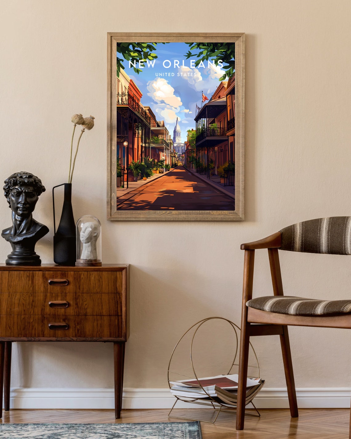 New Orleans Travel Print United States New Orleans Poster America Poster Travel Wall Art America Print New Orleans Usa Louisiana - Image 2