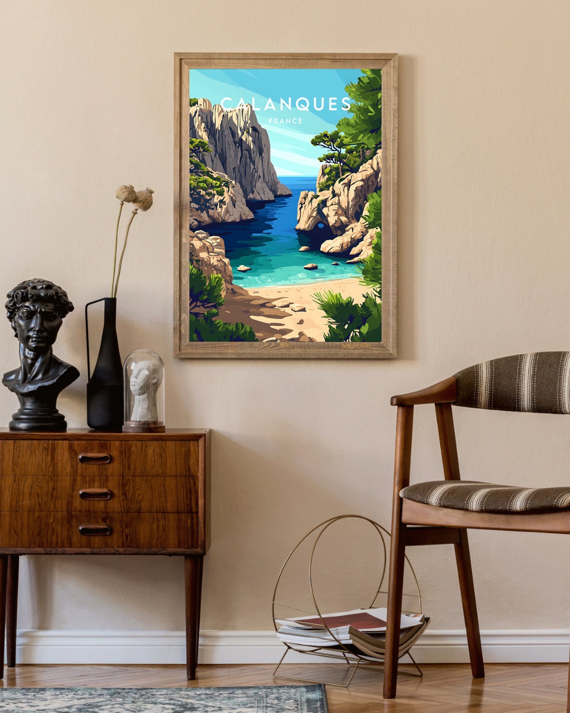Calanques Travel Print France Calanques Poster France Poster Travel Wall Art France Print Poster France Europe Calanques Wall Art - Image 2