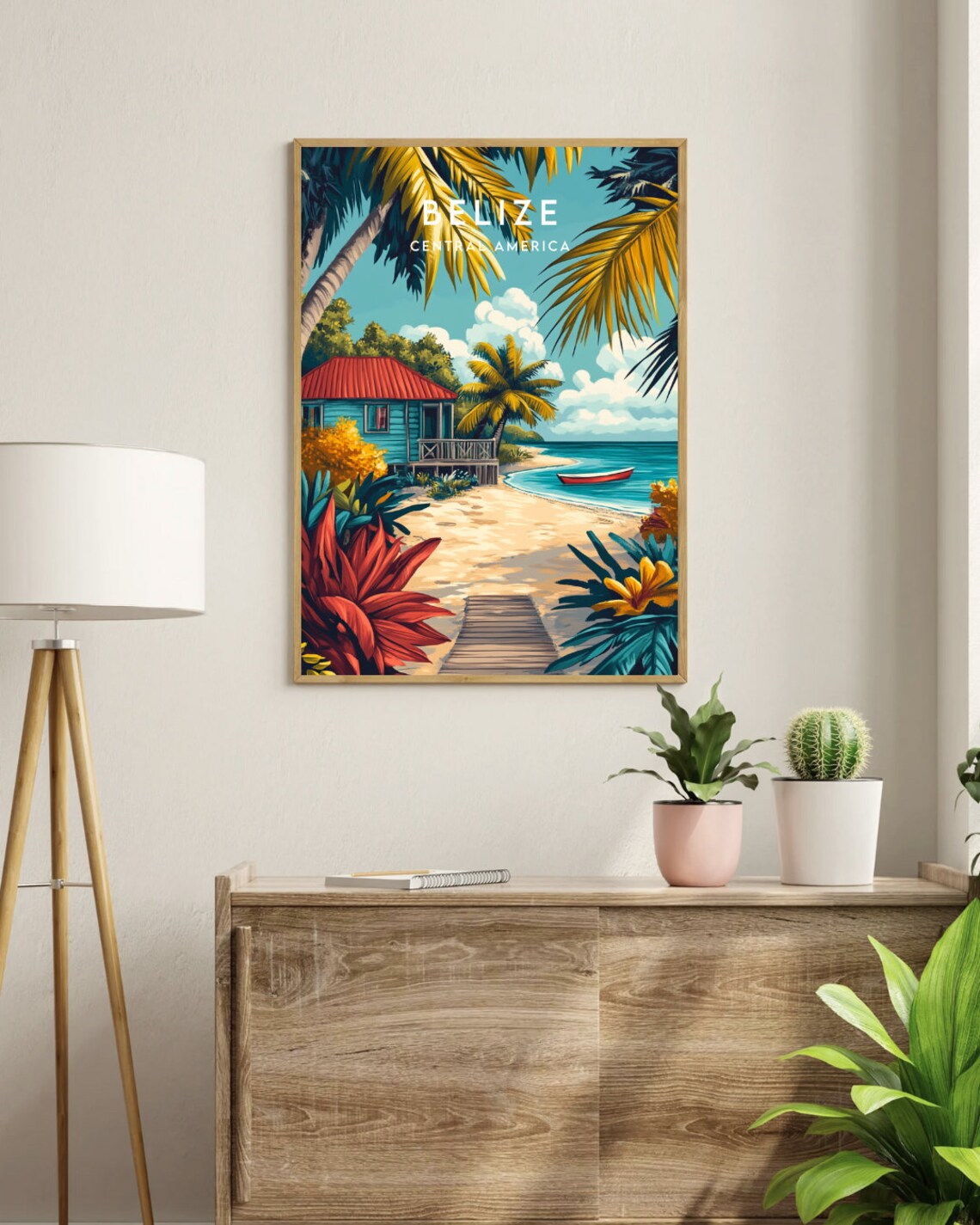 Belize Travel Poster, Central America Wall Art - Image 3