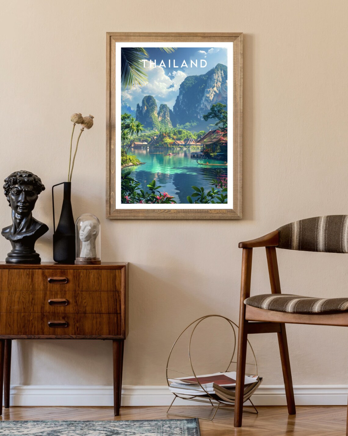 Thailand Travel Poster, Southeast Asia Wall Decor - Image 2