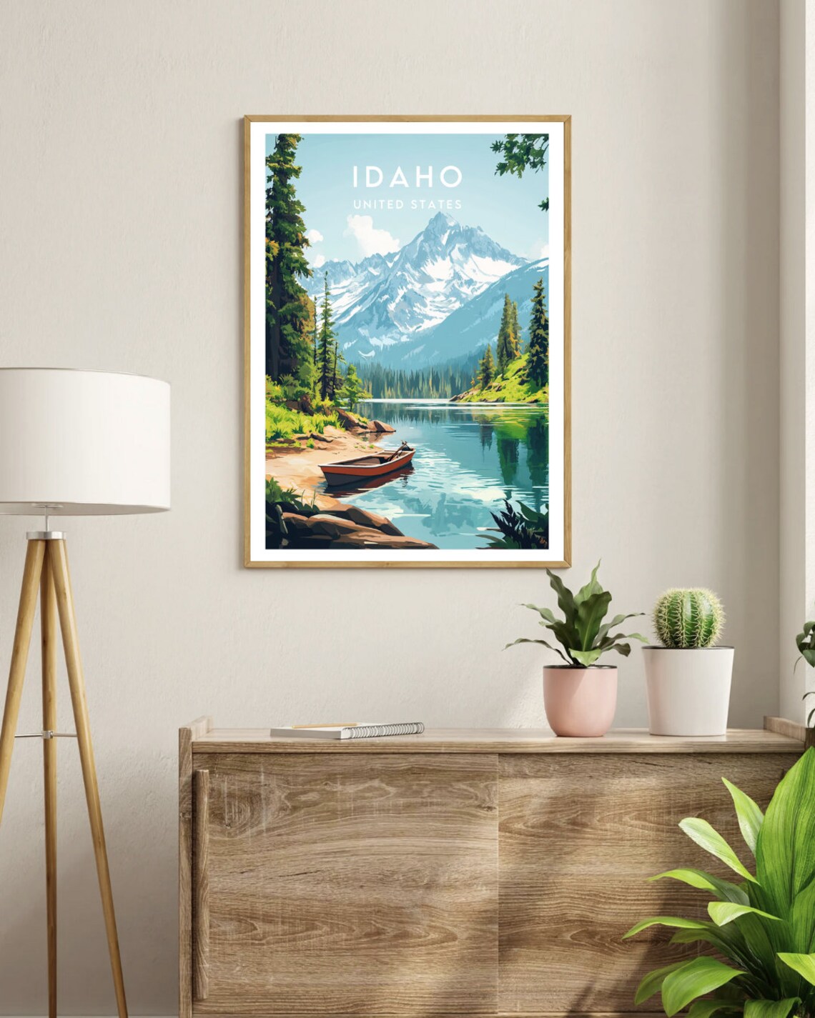 Idaho Travel Wall Art United States Poster - Image 3