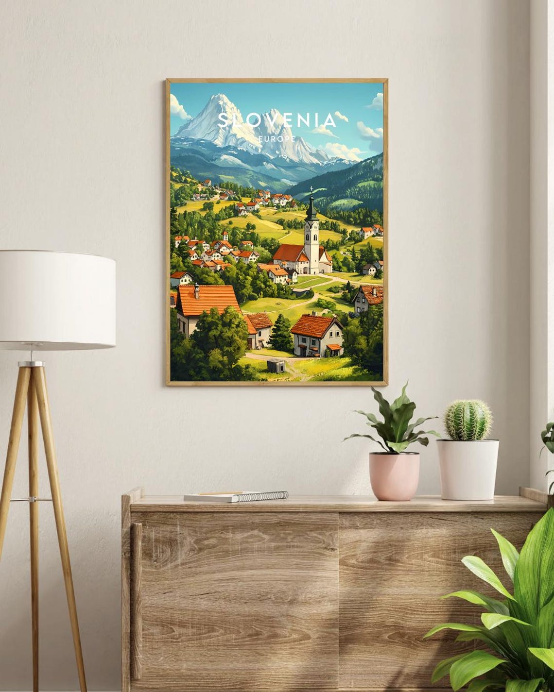 Slovenia Travel Print Europe Europe Poster Slovenia Poster Travel Wall Art Slovenia Print Slovenia Wall Art Europe Lake Bled Poster - Image 3