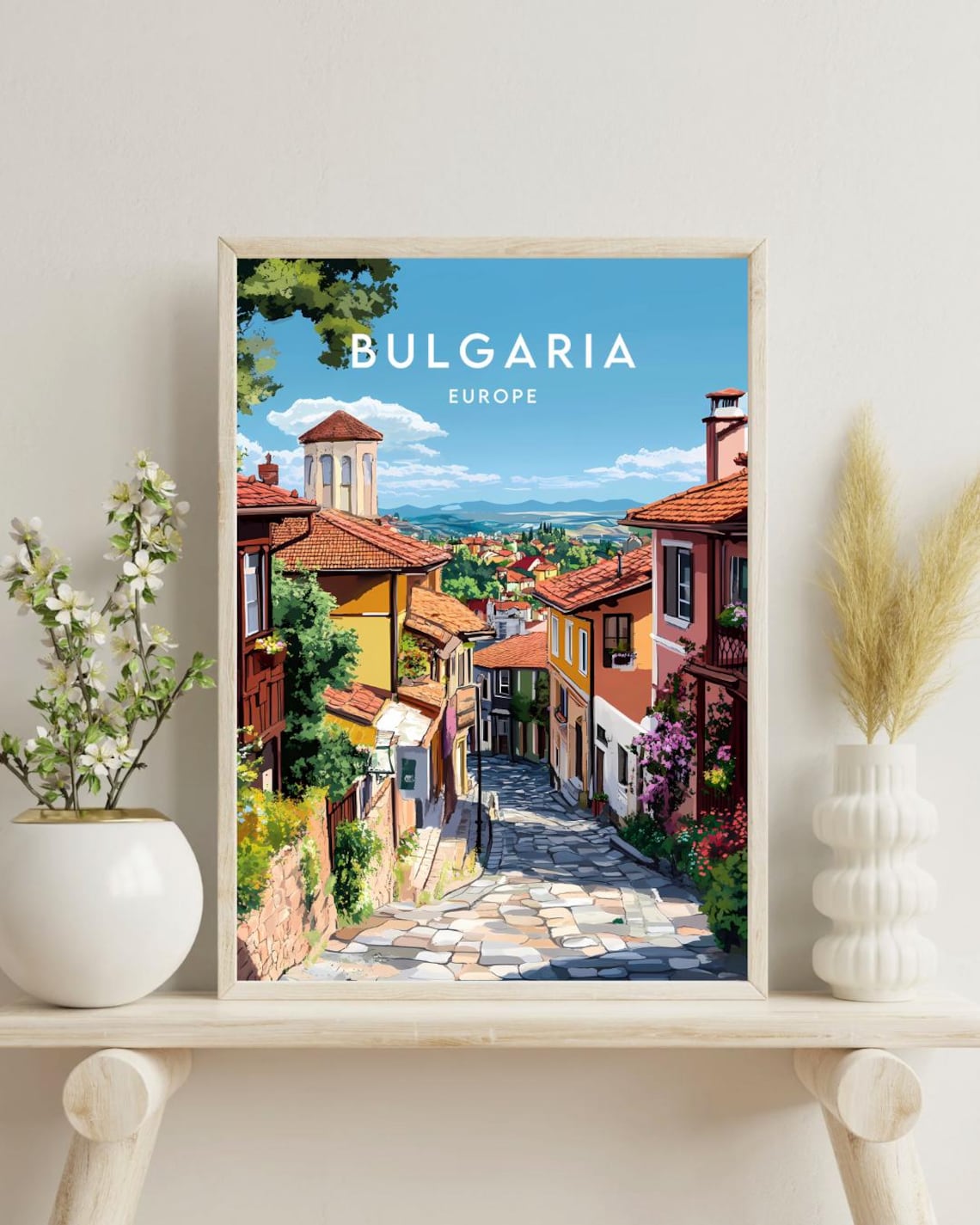 Bulgaria Travel Poster, Sofia Europe Wall Art - Image 4