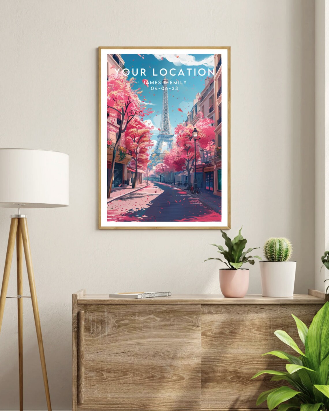 Custom Travel Poster, Personalized Destination Wall Art - Image 3