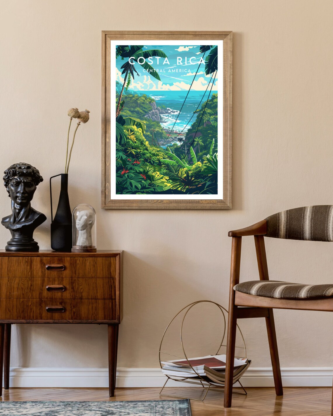 Costa Rica Travel Poster, Central America Print - Image 2