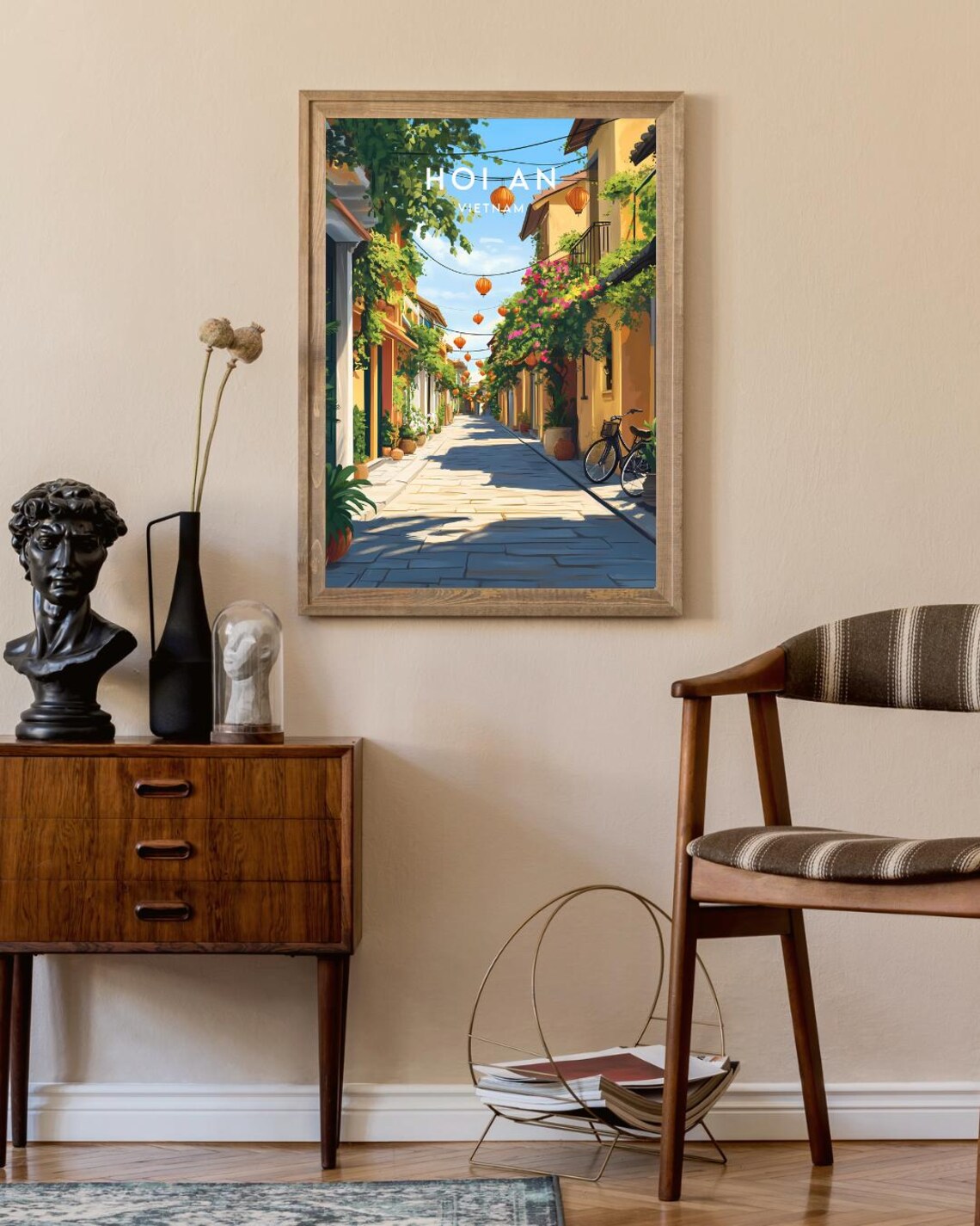 Hoi An Travel Poster, Vietnam Asia Wall Decor - Image 2