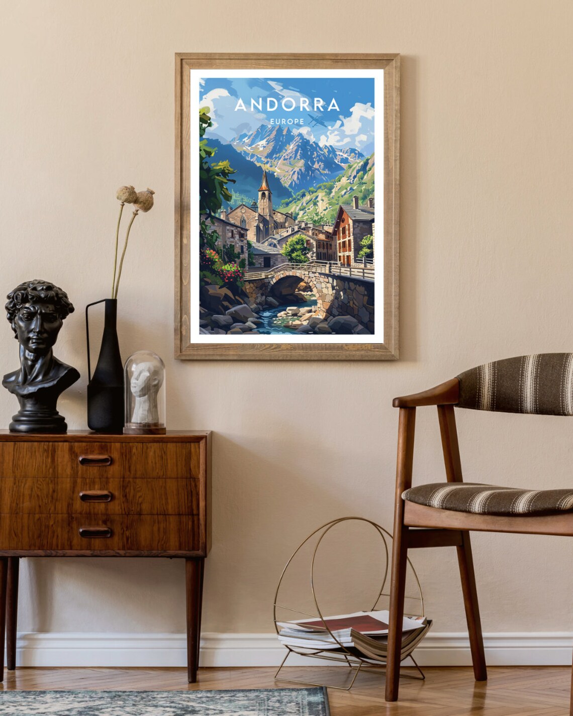 Andorra Travel Poster, Europe Travel Wall Art - Image 2