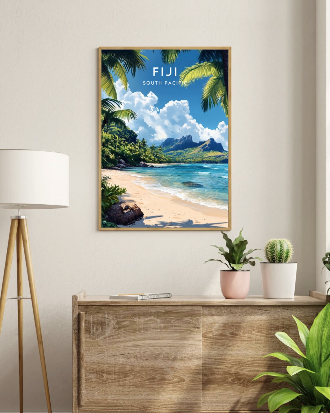 Fiji Travel Poster, South Pacific Wall Art - Image 3