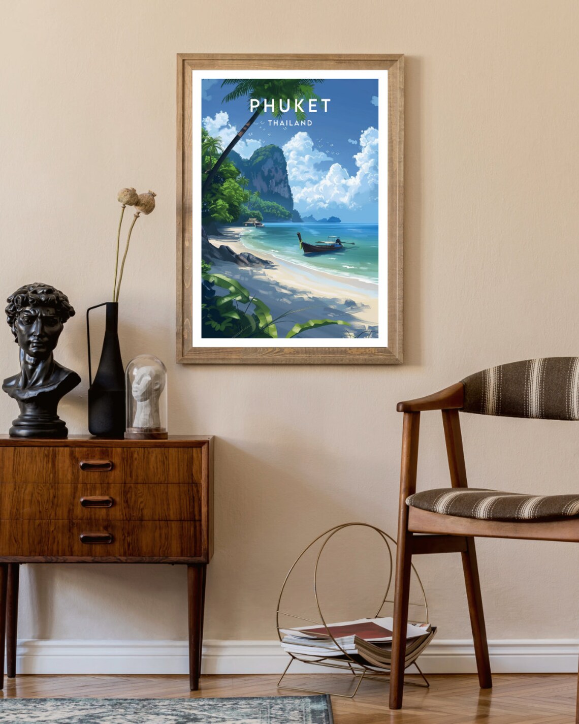 Phuket Travel Poster, Thailand Beach Wall Art - Image 2