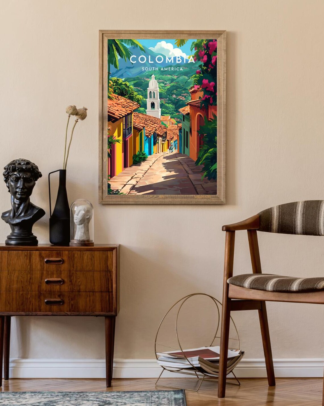 Colombia Travel Poster, South America Wall Art - Image 2