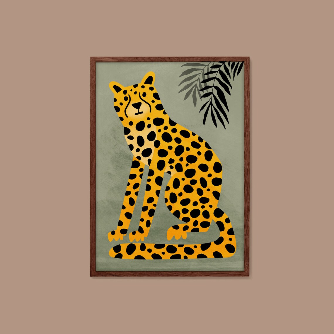 Cheetah Wild Cat Art Print, Wild Animal Decor - Image 3