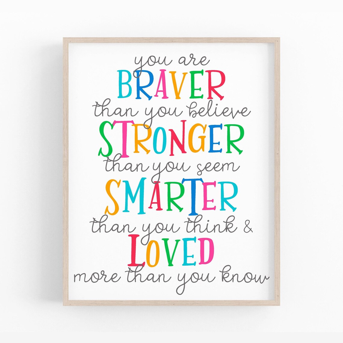 Winnie the Pooh Quote Art Print, Nursery Wall Art