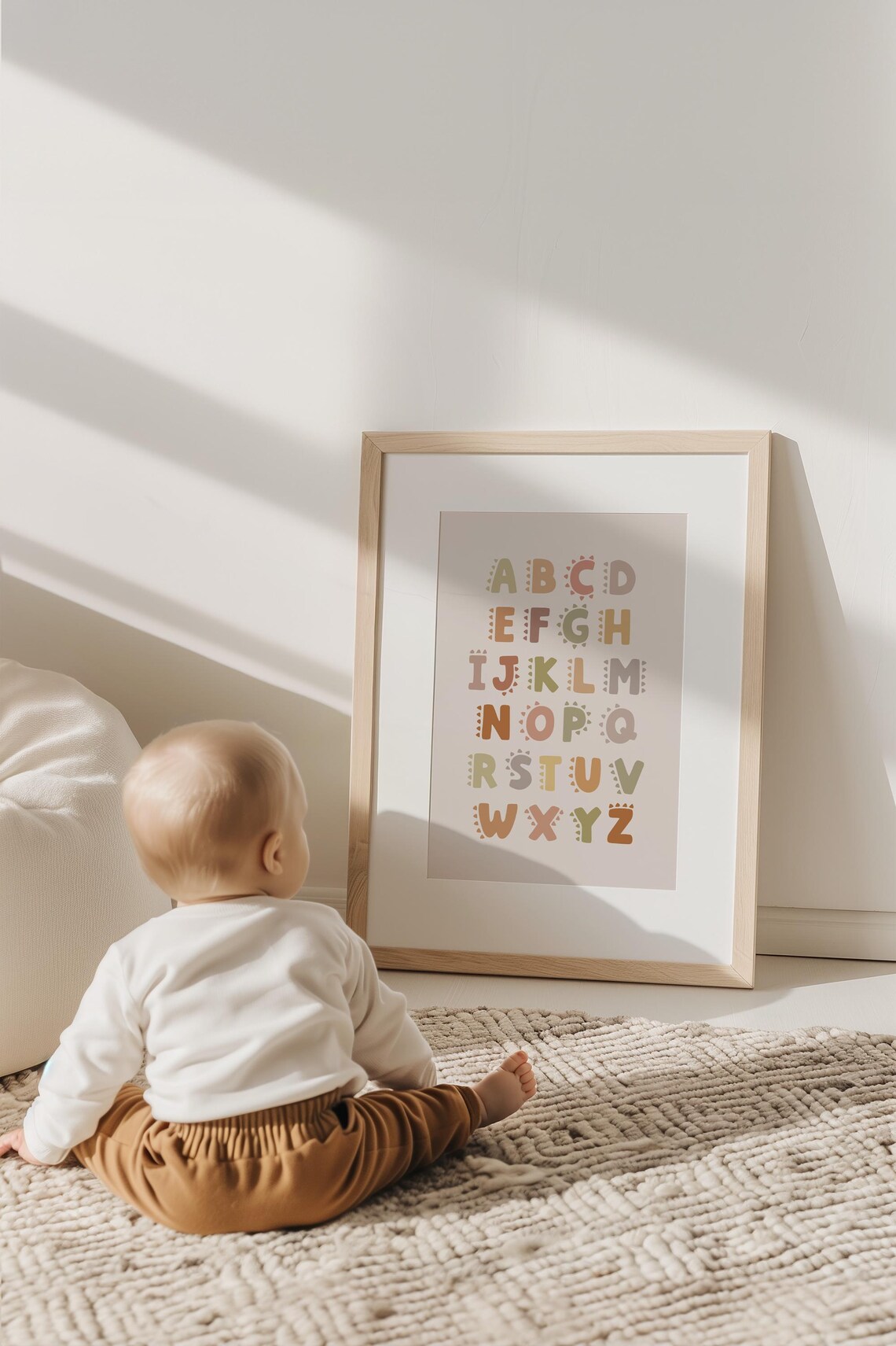 Rainbow Alphabet Poster, Educational Nursery Decor - Image 4