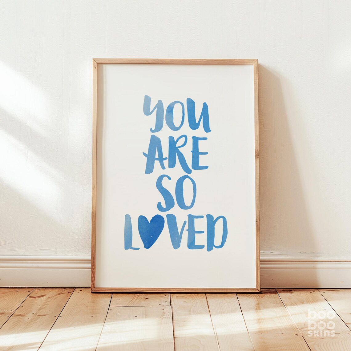 You Are So Loved Nursery Art Print, Boys Room Decor