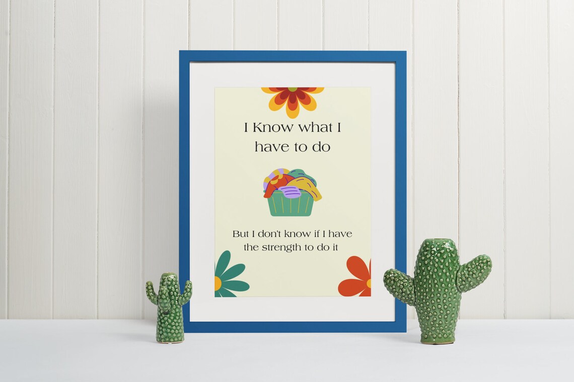 ADHD Mental Health Poster, Office Decor Art Print - Image 3