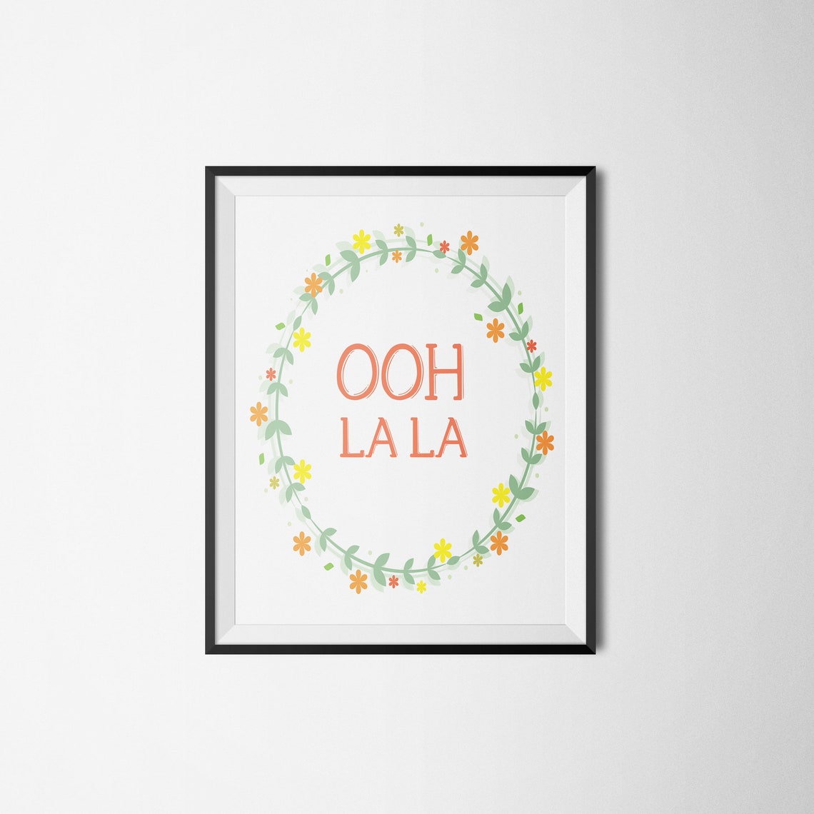 Ooh La La Sign Ooh La La Banner French Saying Print French Saying Decor Cute Sayings Sign France Decor France Poster Living Room Art - Image 2