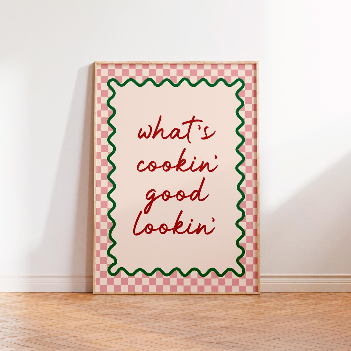 What's Cooking, Good Looking Retro Kitchen Art Print