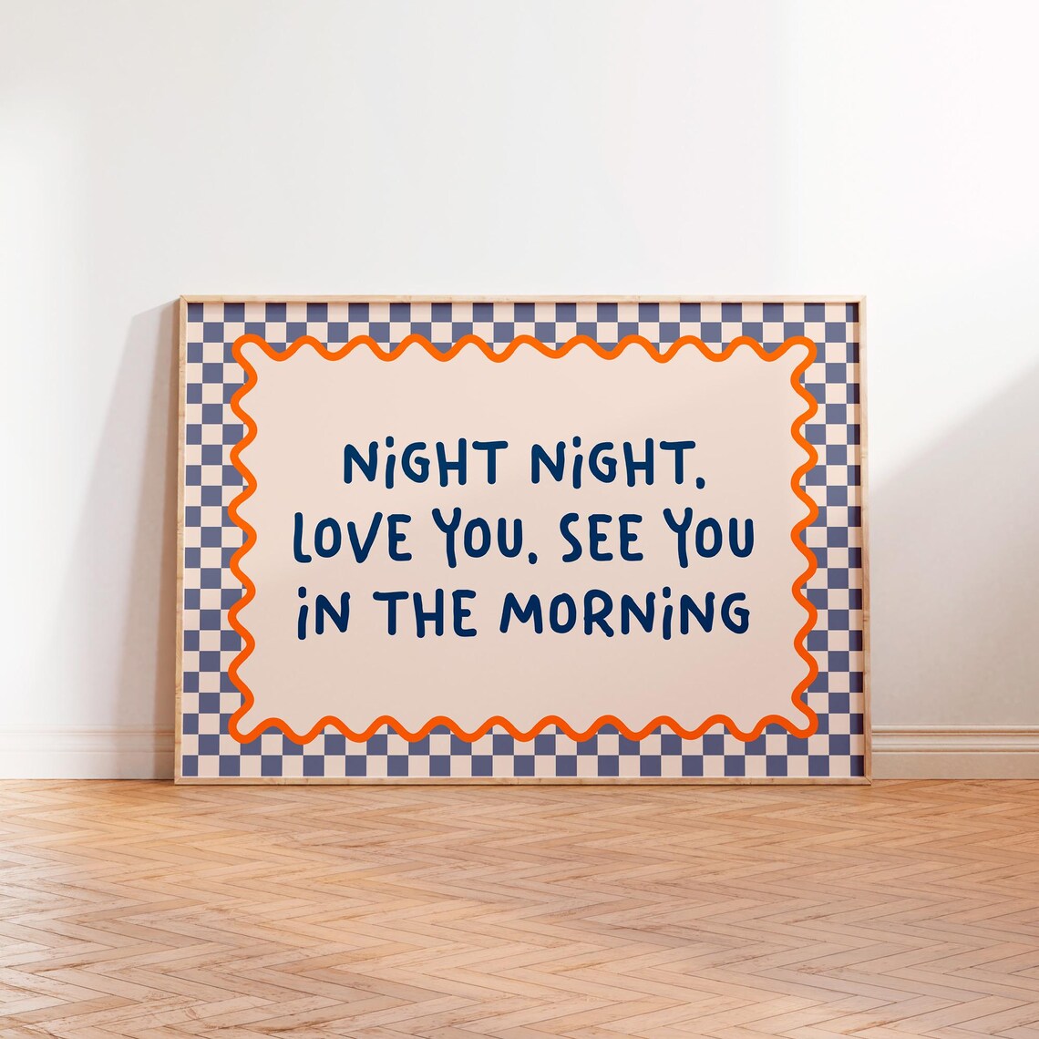 Night Night, Love You, See You in the Morning Art Print