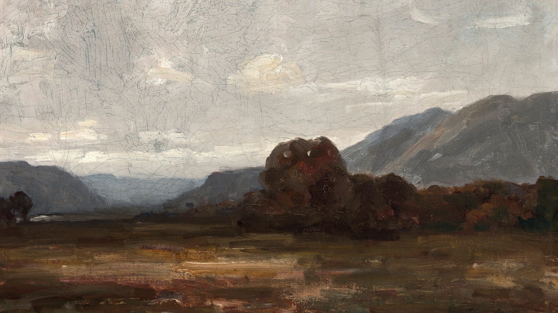 Autumn Painting For Frame Tv Art Instant Fall Frame Tv Landscape Frame Tv Painting Moody Frame Tv - Image 2