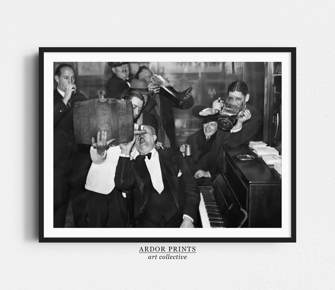 End Of Prohibition 1930s Vintage Wall Art Print