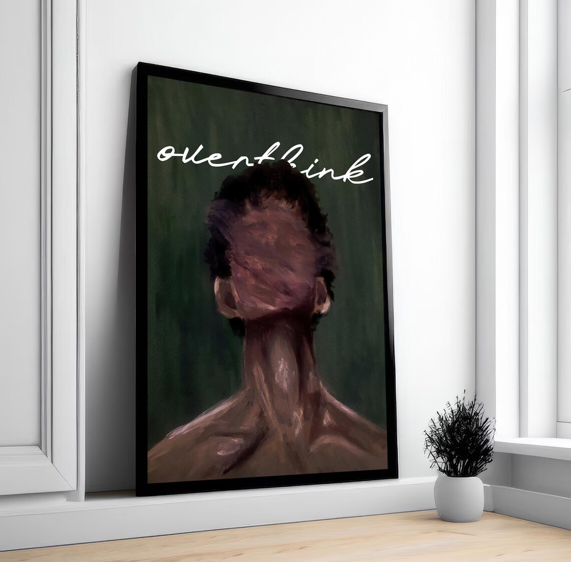 Overthinking, Unique Retro Surreal Art Print - Image 2