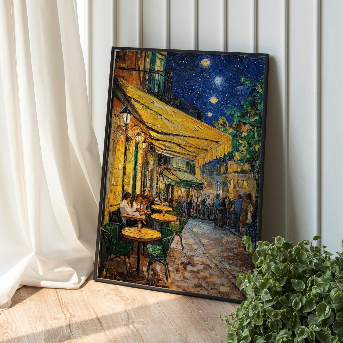 Van Gogh Caf Terrace At Night, Art Print - Image 3