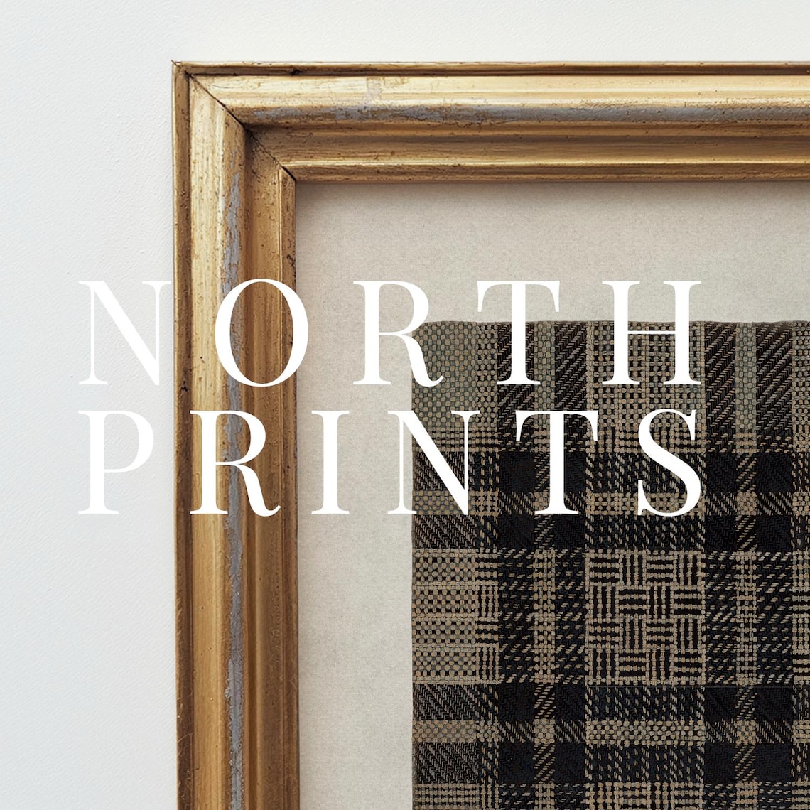Plaid Art Neutral Brown Tartan Farmhouse Decor - Image 4